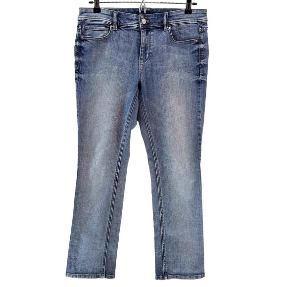 Blanc Denim - BLANC Women's Mid-rise Bootcut Jeans • 6 • light wash‎ blue